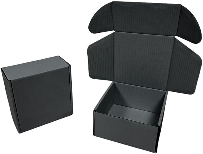 10 Pcs 9.8 x 9.8 x 4 inches Large Size Corrugated Cardboard Gift Boxes - Image 6