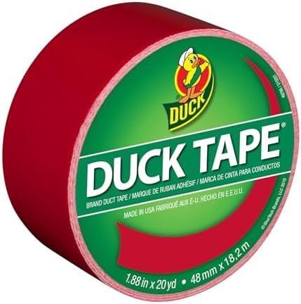 Duck Tape 1265014 1.88" x 20 yd Cha Cherry Tape, Single Roll, Multicolor by DuckBrand