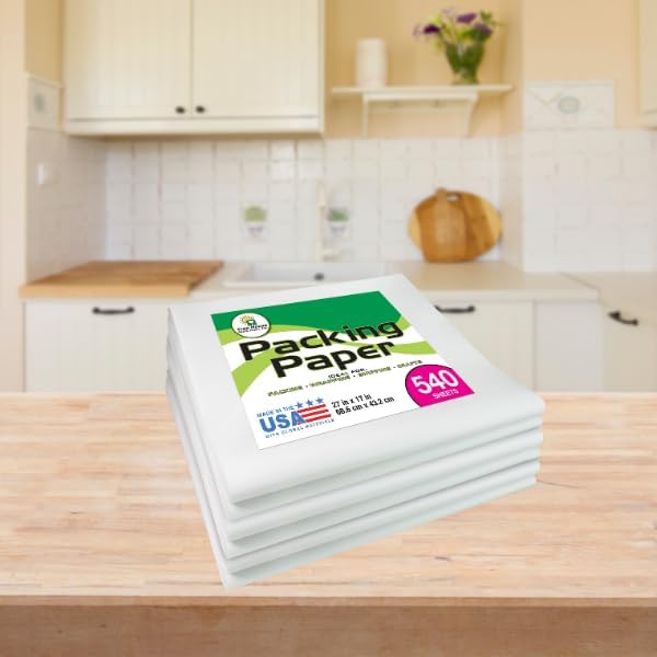 Tree House Packing Paper for Moving – 540 Newsprint Packing Paper Sheets – 27” - Image 7