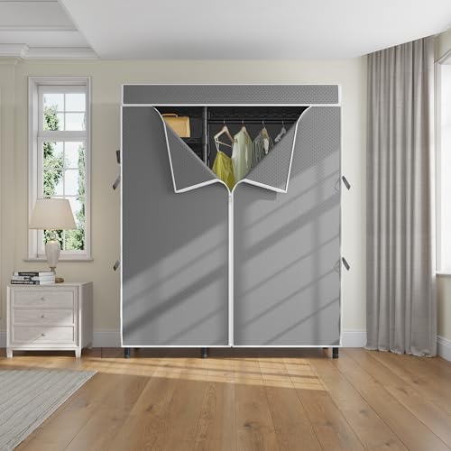 VIPEK V2C Heavy Duty Clothes Rack with Grey Upgraded Polyester Cover - Image 6