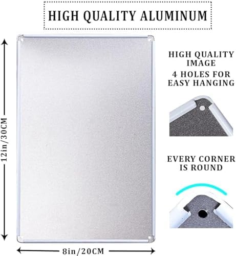 English + Spanish OSHA THINK Safety First Wear PPE Symbol Sign With Symbol Style 2698 Caution Metal Tin Sign 8x12 Inch for Safety - Image 3