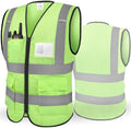TICONN High Visibility Reflective Safety Vest for Men & Women, ANSI Class 2 by TICONN