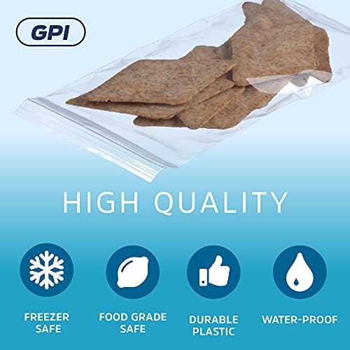 2.5" x 5" Zip Bags, 10000 Pack, 2 Mil, Reclosable Jewelry Bags, GPI - Image 4