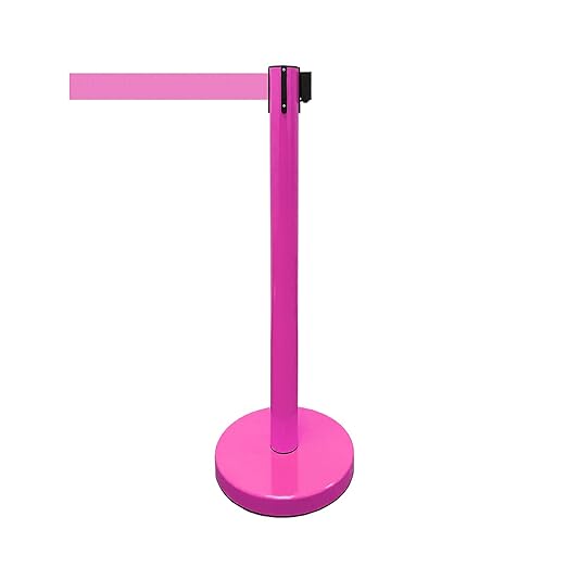 VIP Crowd Control Retractable Belt Stanchion Queue Safety Barrier Set - Image 5
