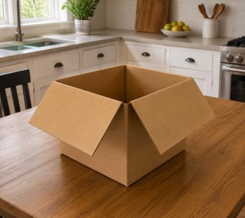 Corrugated Mail & Shipping Boxes, 10x10x6 inch, 25 pack - Image 3