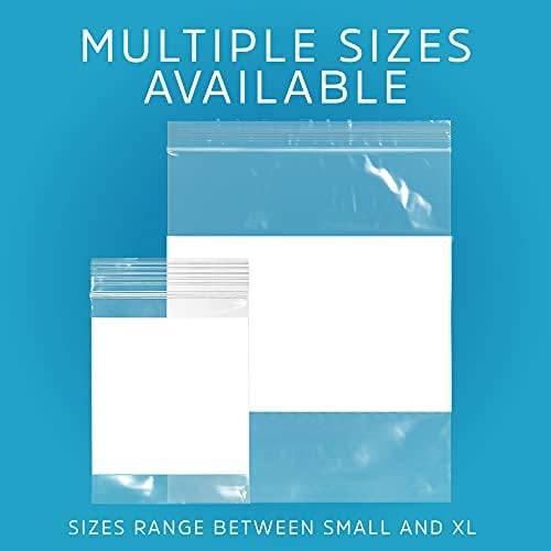5" x 8" Zip Bags, 1000 Pack, 4 Mil Heavy Duty, Write with White Block, GPI - Image 5