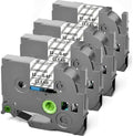 TZe TZ Tape 12mm 0.47 Laminated Clear Compatible with Brother P-Touch by Oozmas