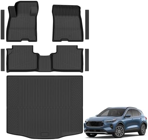 Floor Mats & Cargo Liner Custom Fit for Ford Escape Hybrid 2020-2025 2026 by YonMeoo