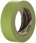 3M High Performance Green Masking Tape 401+, Superior Adhesion, Clean Removal, Highly Conformable, Paint-Bleed Resistant, 36 mm x 55 m, Individually Wrapped Roll, 1 Each by 3MIndustrial