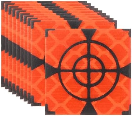 PATIKIL Survey Reflector Target Self-Adhesive Reflective Sheet Surveying Target Mark Tape, Suit for Ship Inspection by PATIKIL