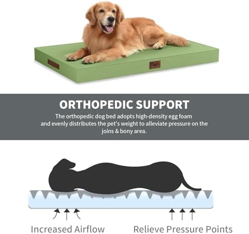 Waterproof Orthopedic Dog Crate Bed for Small Dogs & Cats - Image 3