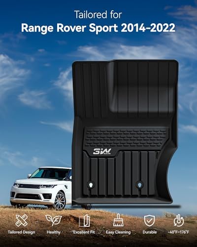 3W Floor Mats for Range Rover Sport 2014-2022 (Not for Discovery Sport) - Image 2