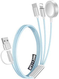 1Pack Travel Essentials for Apple Watch Charger,3-in-2 Multi Charging Cable by Accessoriesforphoneandelectricproducts