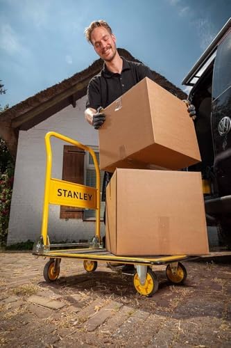 Stanley Steel Platform Truck-150KG, Yellow, SXWTD-PC527 - Image 6