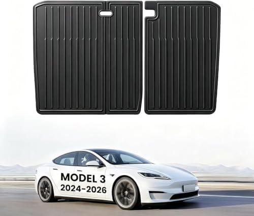 Rear Seat Back Protector Mats for Tesla Model 3 Highland 2024 2025 2026 by AbvesiAutomotiveParts