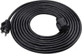 Clear Power 16 Gauge 3Prong Cords (16/3-3 Prong Grounded Plug, Black, 15 ft) by ClearPower