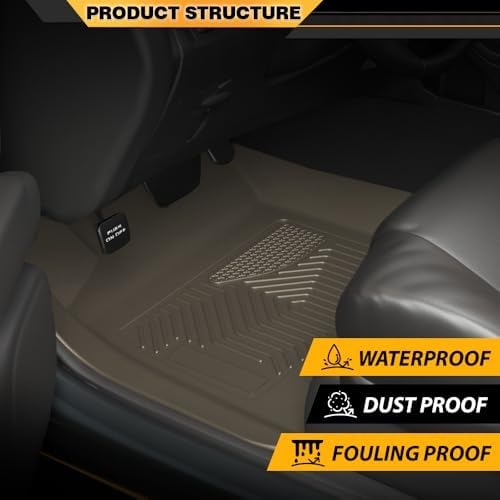G-PLUS TPE Floor Mats Fit Dodge Ram 1500 1994-2001/Ram 2500 3500 1994-2002 - Image 2