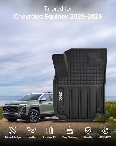3W Floor Mats for Chevy Equinox & GMC Terrain 2025-2027(Not for Equinox EV) - Image 2