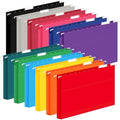 24 Pack Hanging File Folders, Letter Size with 1/5-Cut Adjustable Tabs, 12 Selected Color - File Folder Organizer for Filing Cabinet Office Home, Designed for Bulky Files, Medical Charts by WEMEMORN