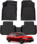 AUXKO All Weather Floor Mats for Honda Civic 2026-2022 Acura Integra 23-26 by AUXKO