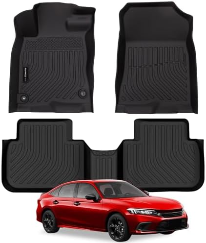 AUXKO All Weather Floor Mats for Honda Civic 2026-2022 Acura Integra 23-26 by AUXKO