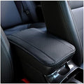 Ziciner Leather Car Center Console Armrest Pad, PU Waterproof Auto Seat Box Cover Protector, Hand Rest Cushion Protection Pad, Vehicles Interior Accessories Universal for Truck,SUV (Black A) by Ziciner