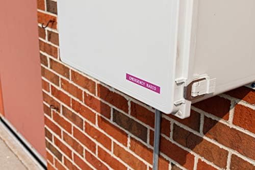 Brady Authentic (M21-750-595-PL) All-Weather Vinyl Label for Indoor/Outdoor ID, Lab and Equipment Labeling, White on Purple- For M210, M210-LAB, M211, BMP21-PLUS and BMP21-LAB Printers, .75" W, 21' L - Image 5