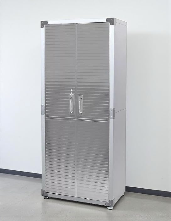 Heavy Duty Storage Solid Stainless Steel Cabinet by Unknown