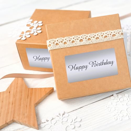 2" x 4" Silver Thermal Label Stickers,Waterproof Thermal Printer Sticker Labels for Gift Wrapping, Self-Adhesive Name Price Tag DIY Custom Logo Design (250 pcs,Silver) - Image 4
