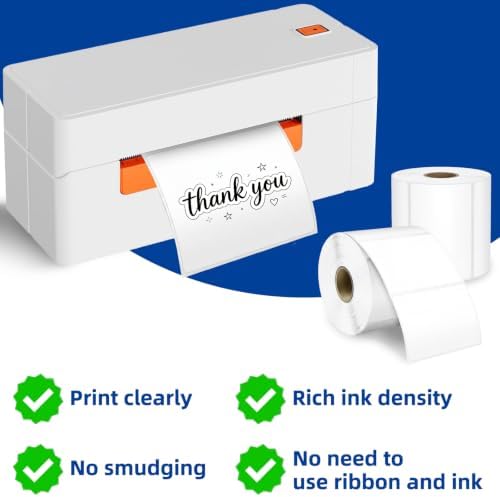ESSENTIAL 3" x 2" Direct Thermal Labels, 1" Core (1400 Labels, 2 Rolls) - Image 4