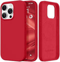 GolbinBox Magnetic for iPhone 16 Pro Max Case, Silicone Cover, Red by GolbinBox