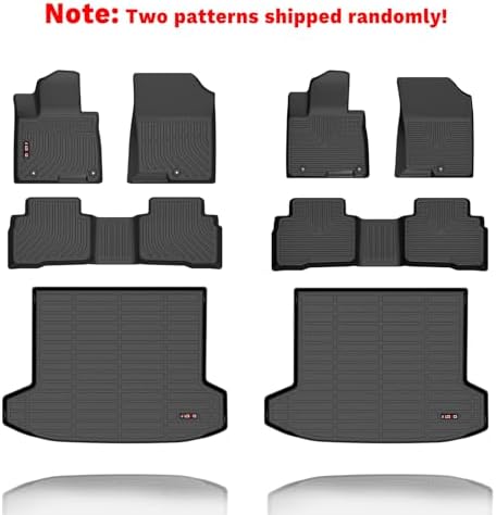 KELCSEECS® Floor Mats & Cargo Liner for 2026 2025 2024 2023 2022 Hyundai Tucson Hybrid Car Mats Cargo Mat Trunk Mat Tucson Hybrid All Weather Floor Mats Trunk Liner Black Accessories - Image 2