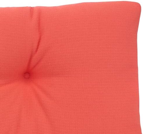 Klear Vu The Gripper Omega Non-Slip Tufted Bench Cushion for Indoor Furniture, Assembled in USA, Entryway Storage, Bay Window, Corner Nook or Piano Seat, 30 Inches, Solid Coral - Image 4