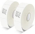 2000 Removable Freezer Labels, Water/Oil/Tear Resistant Blank Food Stickers with Perforation Line for Refrigerator, Food Containers, Jars, Pantry Organization (1” x 2”, 2 Rolls) by Stickyourhappymoment