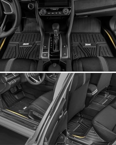 3W Floor Mats & Cargo Liner Fit for Honda Civic Sedan 2022-2026 - Image 2