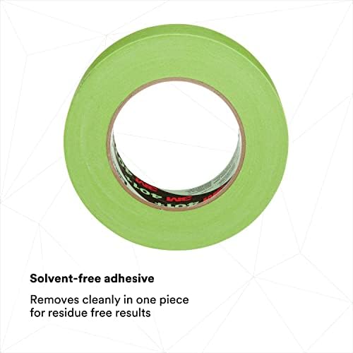 3M High Performance Green Masking Tape 401+, 36 mm x 55 m, 16 Rolls/Case - Image 3