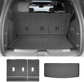 Cargo Liners for 2022-2025 Chevy Chevrolet Tahoe/GMC Yukon Trunk Mat with 3rd Row Seat Back Cover Accessories, All Weather Rear Cargo Mat Backrest Protector(Not for Yukon XL) by Qyebbk