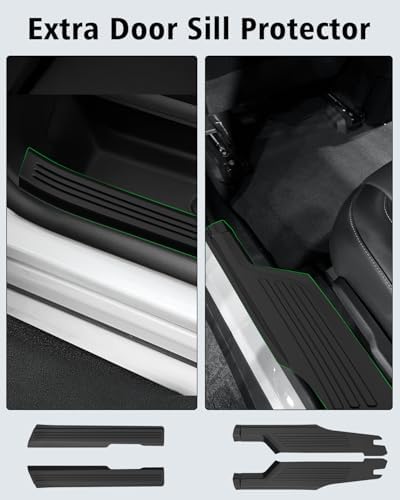 Floor Mats & Cargo Mat with Backrest Mat for Chevy Traverse 2024-2026 - Image 4
