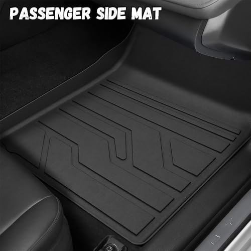 PARTZER Floor Mats for Toyota Camry 2018-2024 FWD Only (Not Fit Hybrid or AWD), Custom Fit All-Weather TPE Floor Liners, Front & 2nd Row & Cargo Liner for Camry Car Accessories - Image 4