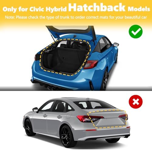 Floor Mats & Cargo Liner for Honda Civic Hybrid 2025 2026 - Image 4