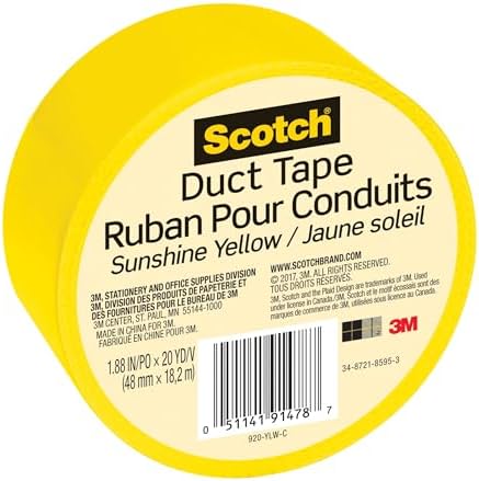 Scotch Duct Tape, Sunshine Yellow, 1.88 in. x 20 yd. - Image 2