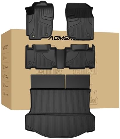 AOMSAZTO Floor Mats for Toyota RAV4 Gas 2013-2018 (Not for Hybrid) by AOMSAZTO
