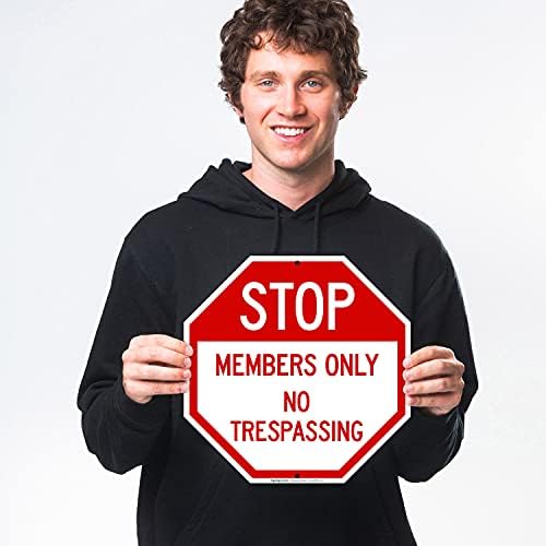 Members Only No Trespassing Sign, - Image 2