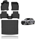 KELCSEECS Floor Mats & Cargo Liner Custom for Audi Q3 2025 2024 2023 2022 2021 2020 2019 Car Mats Automotive Cargo Mat Floor Liners Trunk Mat Q3 All Weather Floor Mats Trunk Liner Black by KELCSEECS