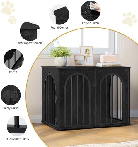 Hzuaneri 31.5'' Dog Crate Furniture,Dog Kennel Indoor for Small/Medium Dogs - Image 7