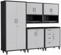 5-Piece Garage Storage Cabinets System Heavy Duty Workshop Set by FLIXELIO