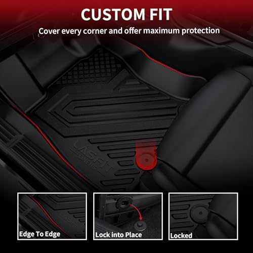 LASFIT Floor Mats for Ford Expedition Standard 8 Seats 2021-2024 - Image 4