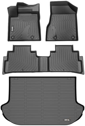 AIPOIL® Floor Mats & Cargo Liner Set for 2017.5-2024 Nissan Murano All Weather Protection TPE Anti-Slip Automotive Full Set Custom Car Mats Accessories - Black by AIPOIL
