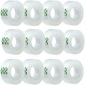 Clear Tape Refills Rolls for Dispenser, Transparent Tape, 12 Rolls, 1 inch Core, 3/4 inch x 900 inches by MJUNM