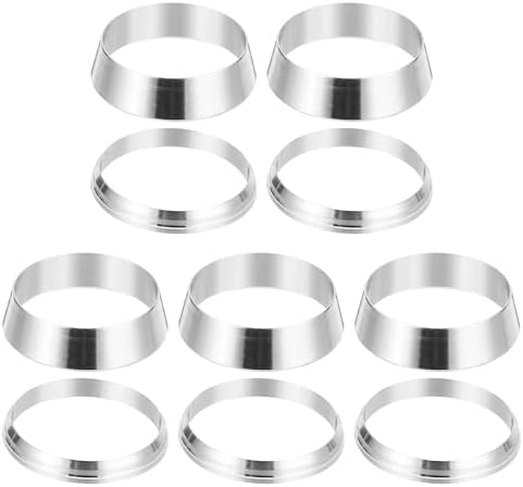 PATIKIL 22mm Tube OD 304 Stainless Steel Compression Tube Fitting Sleeve, 5 Pack Double Ferrule Ring Tubing Fitting Assortment Kit, Silver by PATIKIL